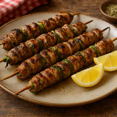 Stigghiola – Gegrillte Lamminnereien am Spieß