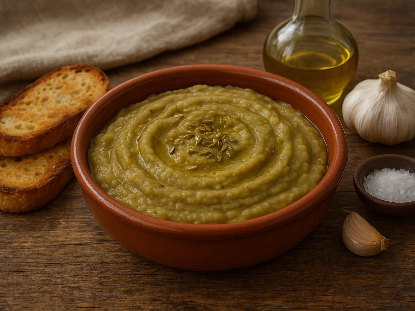 Maccu di fave – sizilianisches Saubohnenpüree