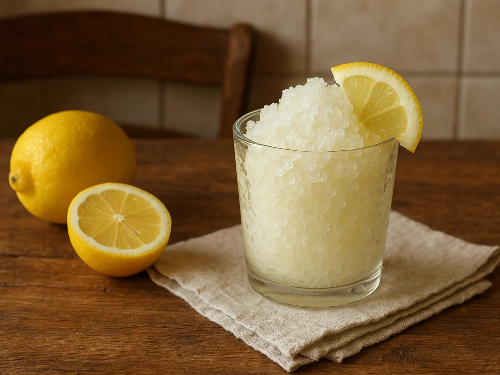 Granita al Limone – Zitronen-Granita
