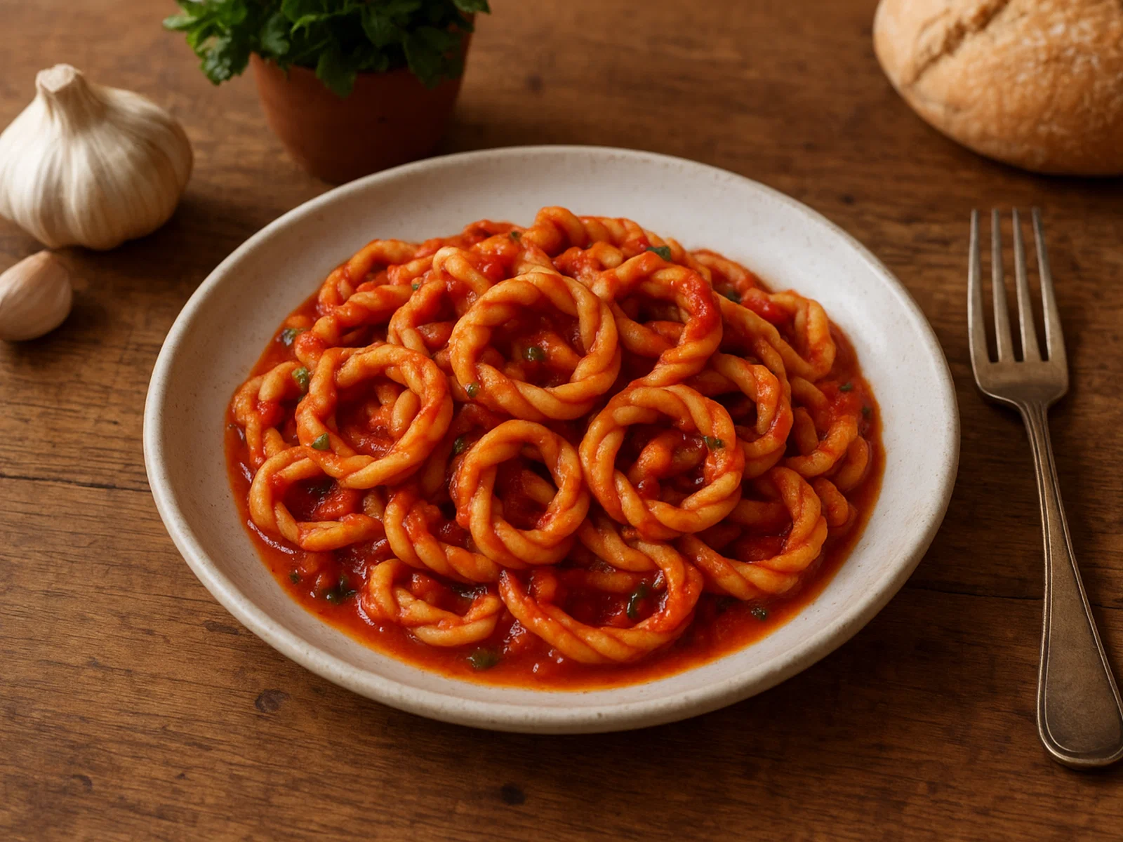 Lorighittas – handgedrehte sardische Ringpasta