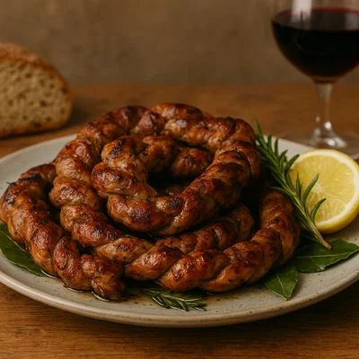 Cordula Sarda – geflochtene Lamminnereien vom Grill
