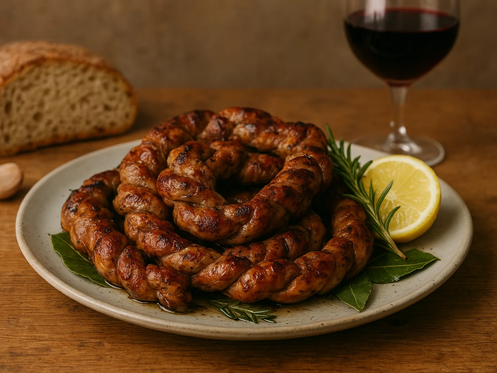 Cordula Sarda – geflochtene Lamminnereien vom Grill