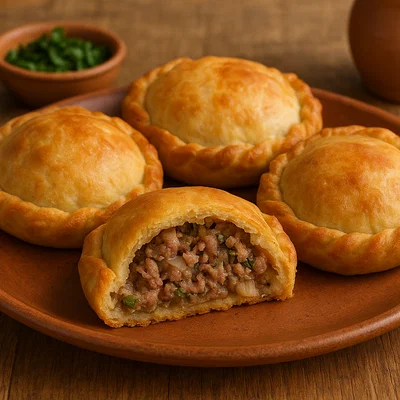 Panadas – Sardische gefüllte Teigpastetchen (tortino di pasta)