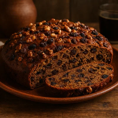 Pane di saba – Sardisches süßes Brot mit Traubensirup und Nüssen