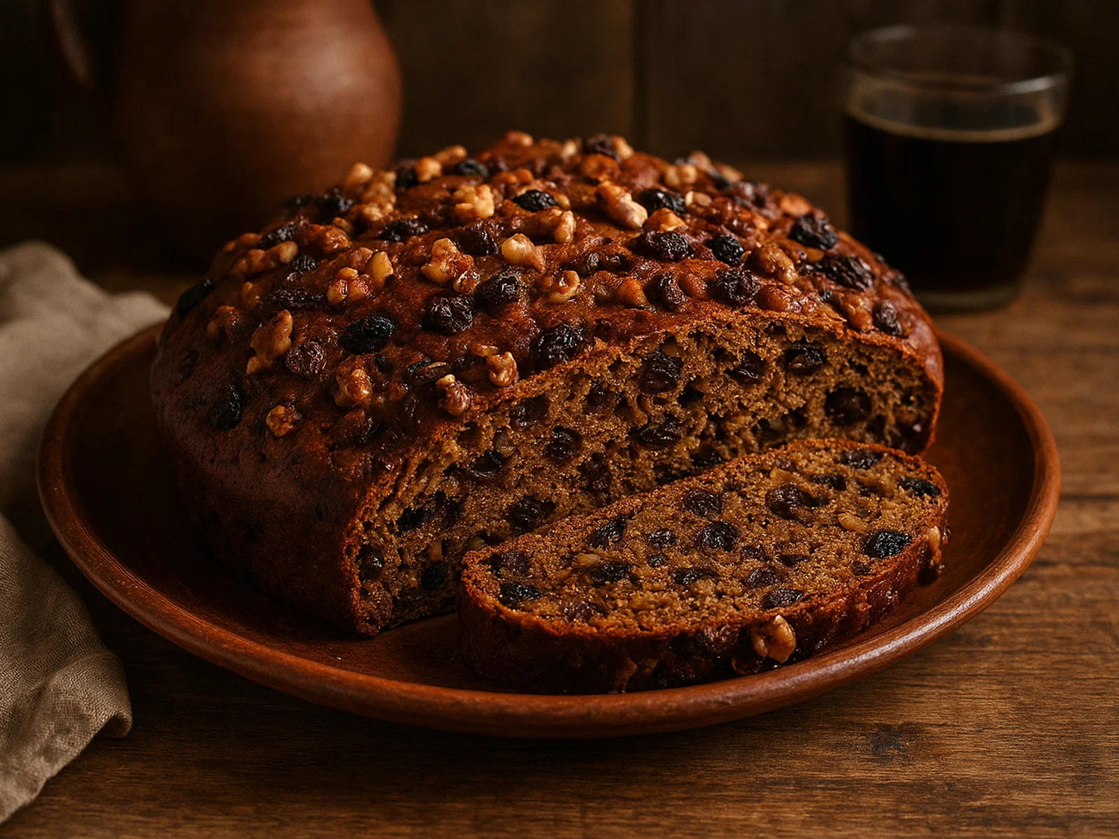 Pane di saba – Sardisches süßes Brot mit Traubensirup und Nüssen