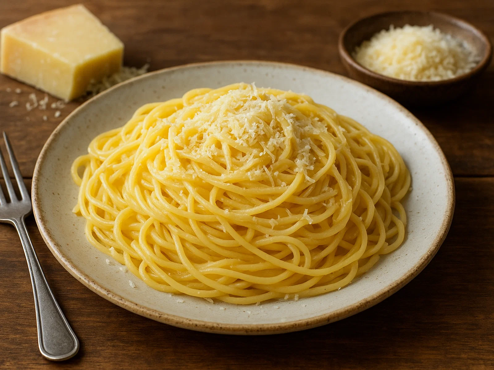 Pasta al burro e parmigiano