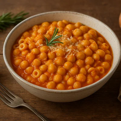 Pasta e Ceci – Italienische Pasta mit Kichererbsen