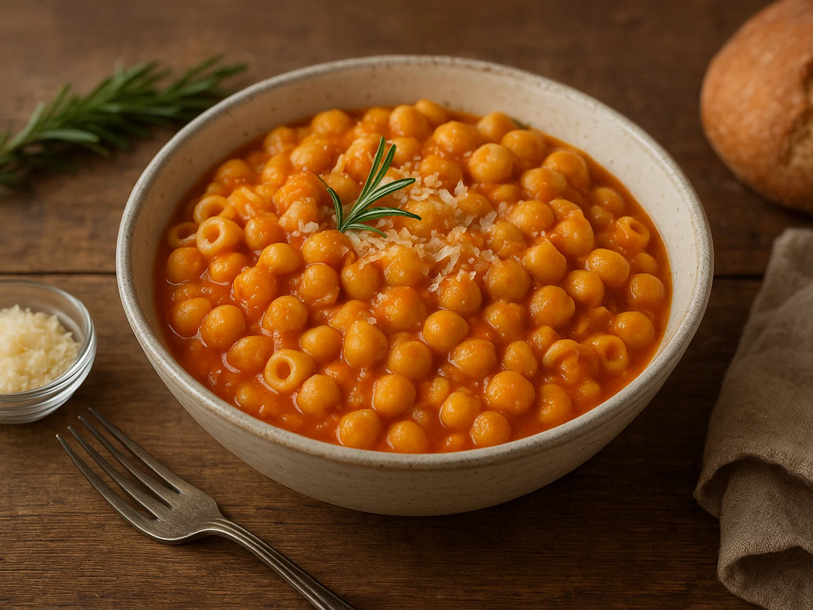 Pasta e Ceci – Italienische Pasta mit Kichererbsen