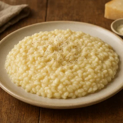Risotto in bianco (schlichtes Butter-Parmesan-Risotto)