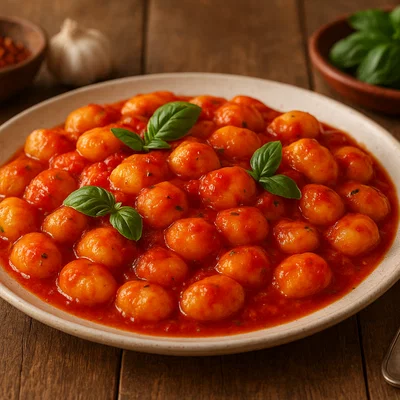Gnocchi al pomodoro – Kartoffelnocken in Tomatensauce