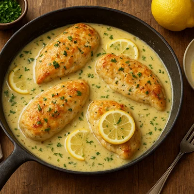 Pollo al limone – Hähnchen in Zitronensauce