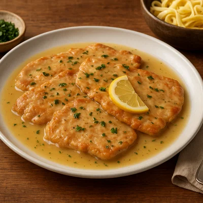Scaloppine al vino bianco – Kalbsschnitzelchen in Weißweinsauce