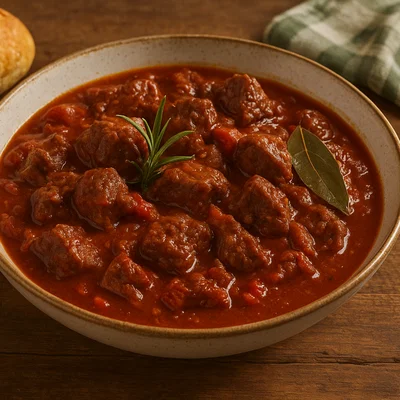 Spezzatino di manzo – Italienisches Rindergulasch