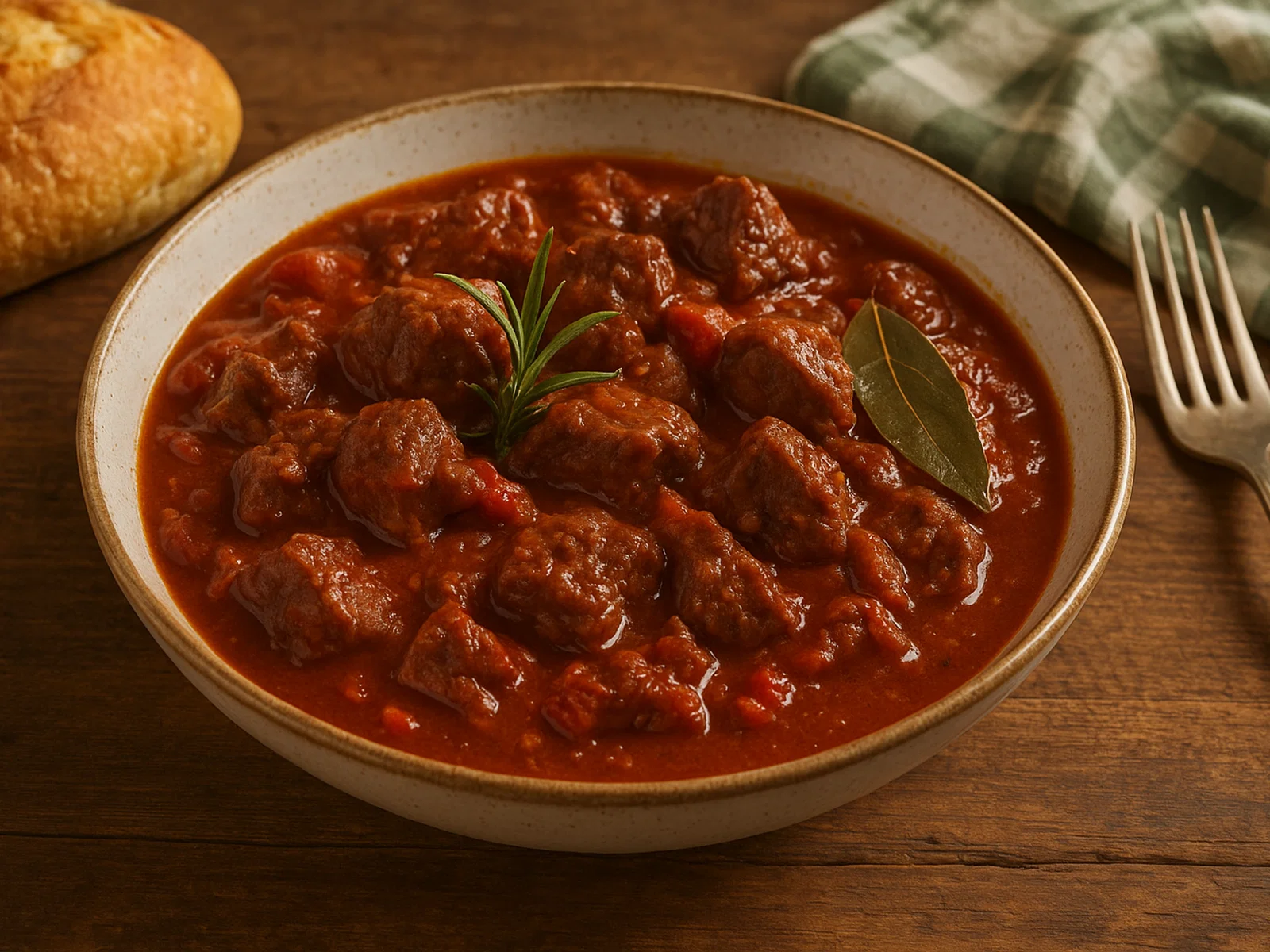 Spezzatino di manzo – Italienisches Rindergulasch