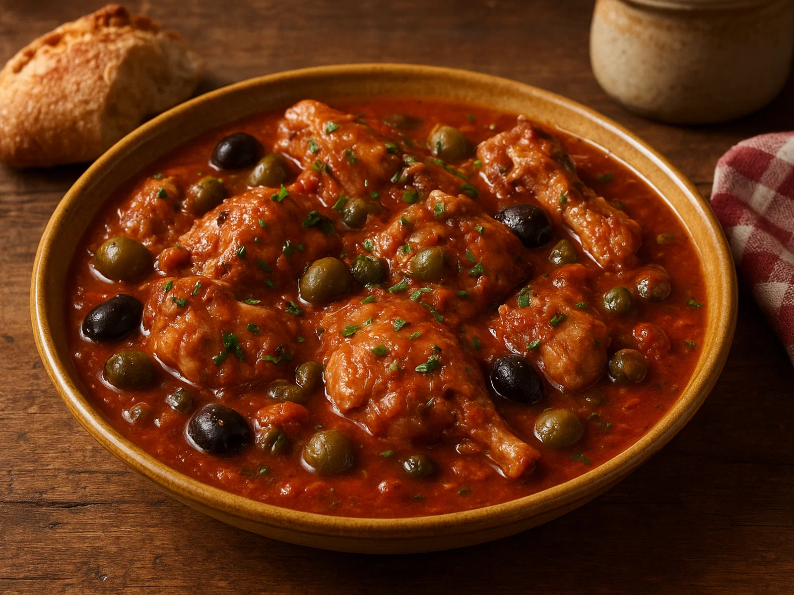 Coniglio alla cacciatora – Kaninchen nach Jägerart