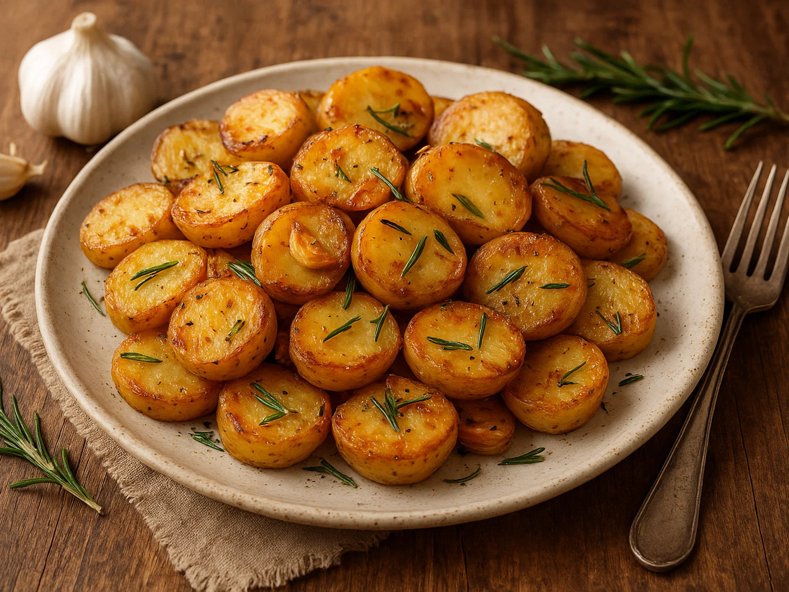 Patate arrosto – Bratkartoffeln mit Rosmarin