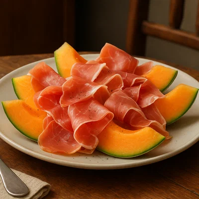 Prosciutto e Melone – italienische Vorspeise