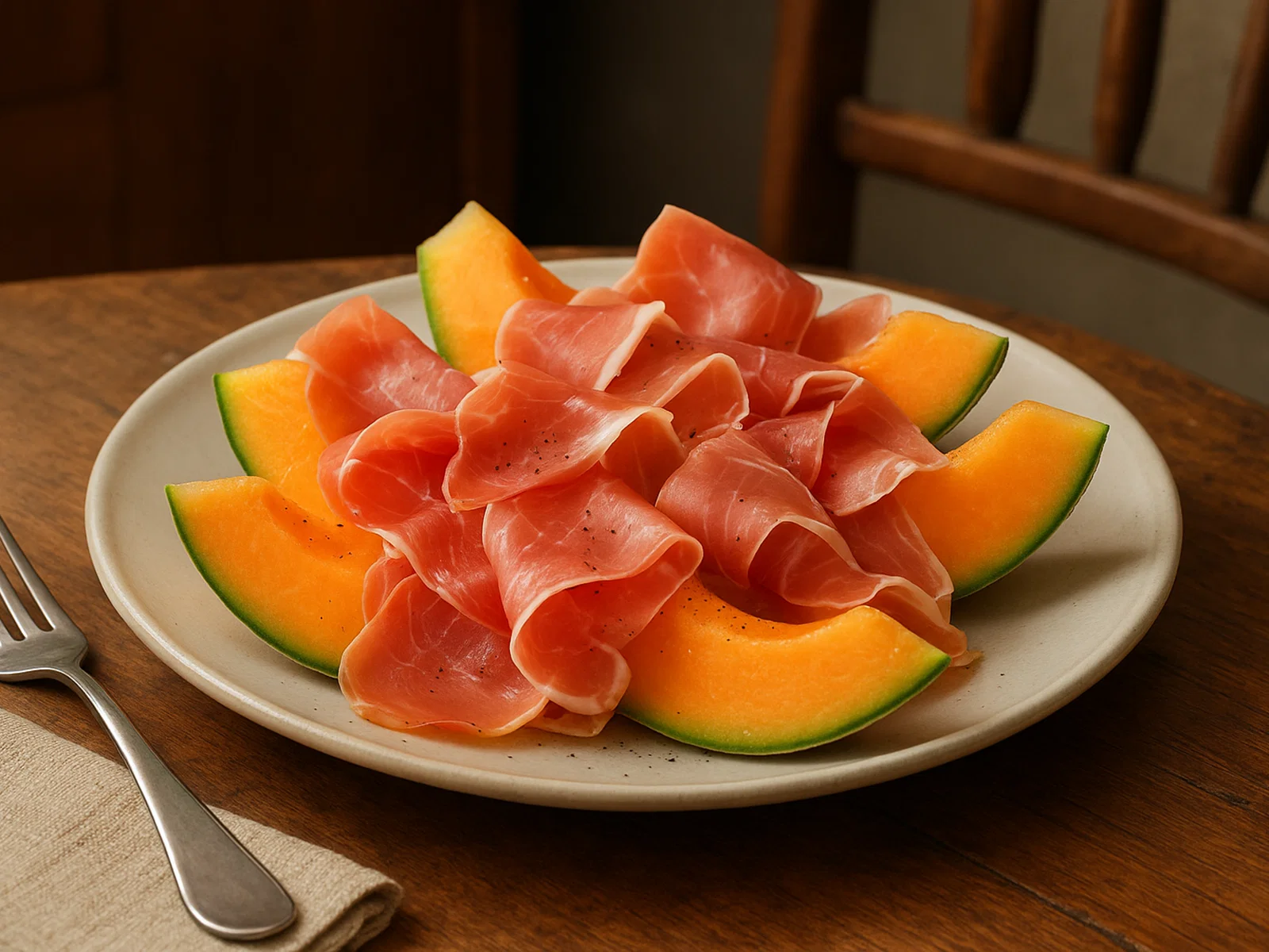 Prosciutto e Melone – italienische Vorspeise
