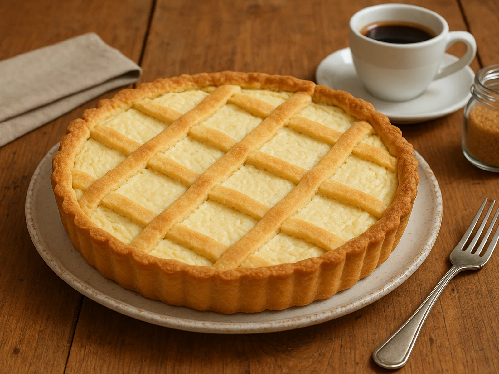 Crostata di Ricotta – italienische Ricotta-Mürbeteigtarte