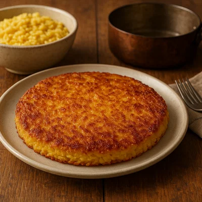 Riso al salto – knusprig gebratenes Risotto