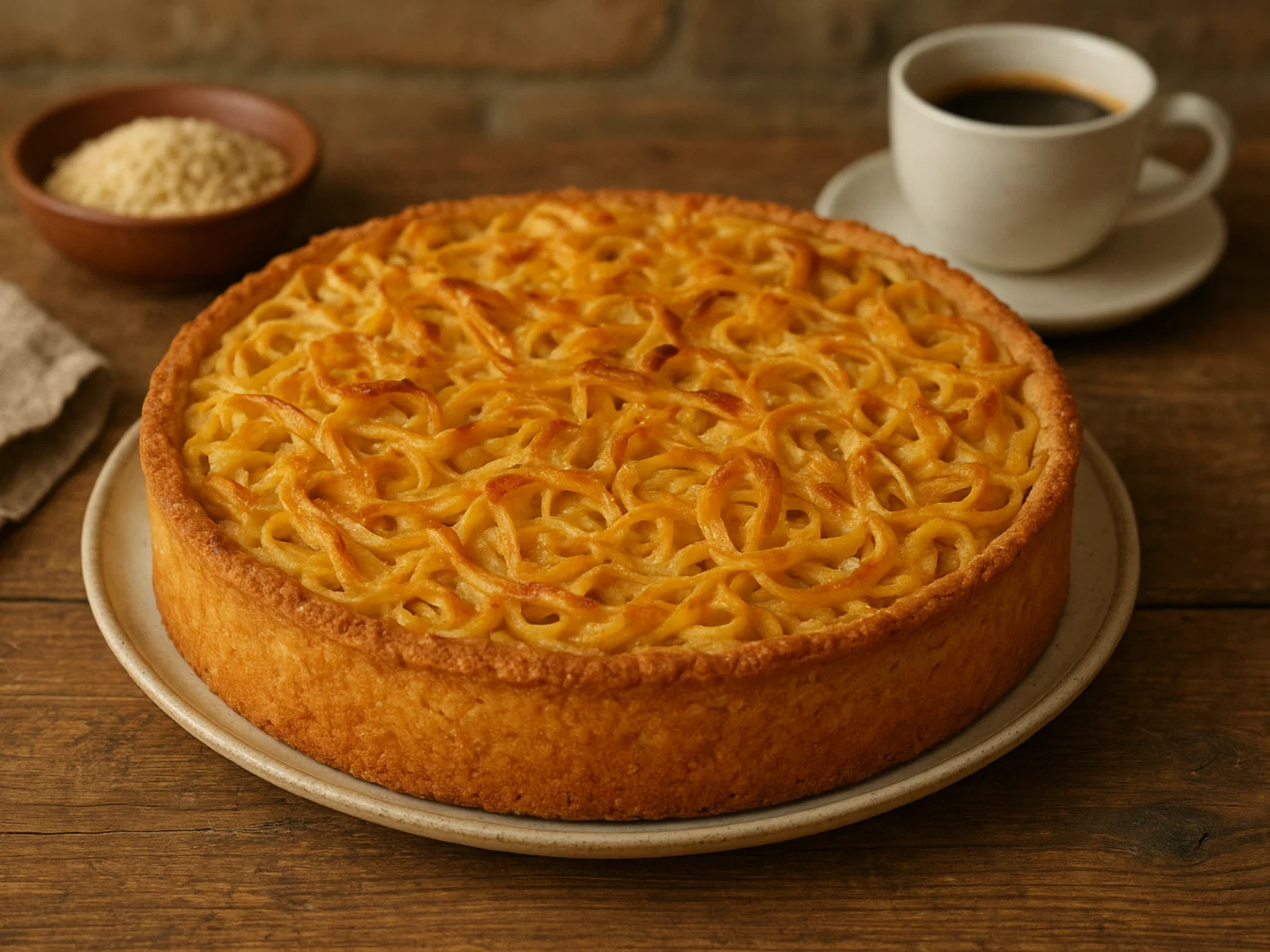 Torta di tagliatelle mantovana – Mantovanische Tagliatelle-Torte