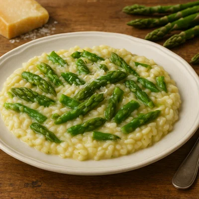 Risotto con asparagi di Cantello