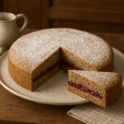 Torta di grano saraceno (Südtiroler Buchweizentorte mit Preiselbeeren)