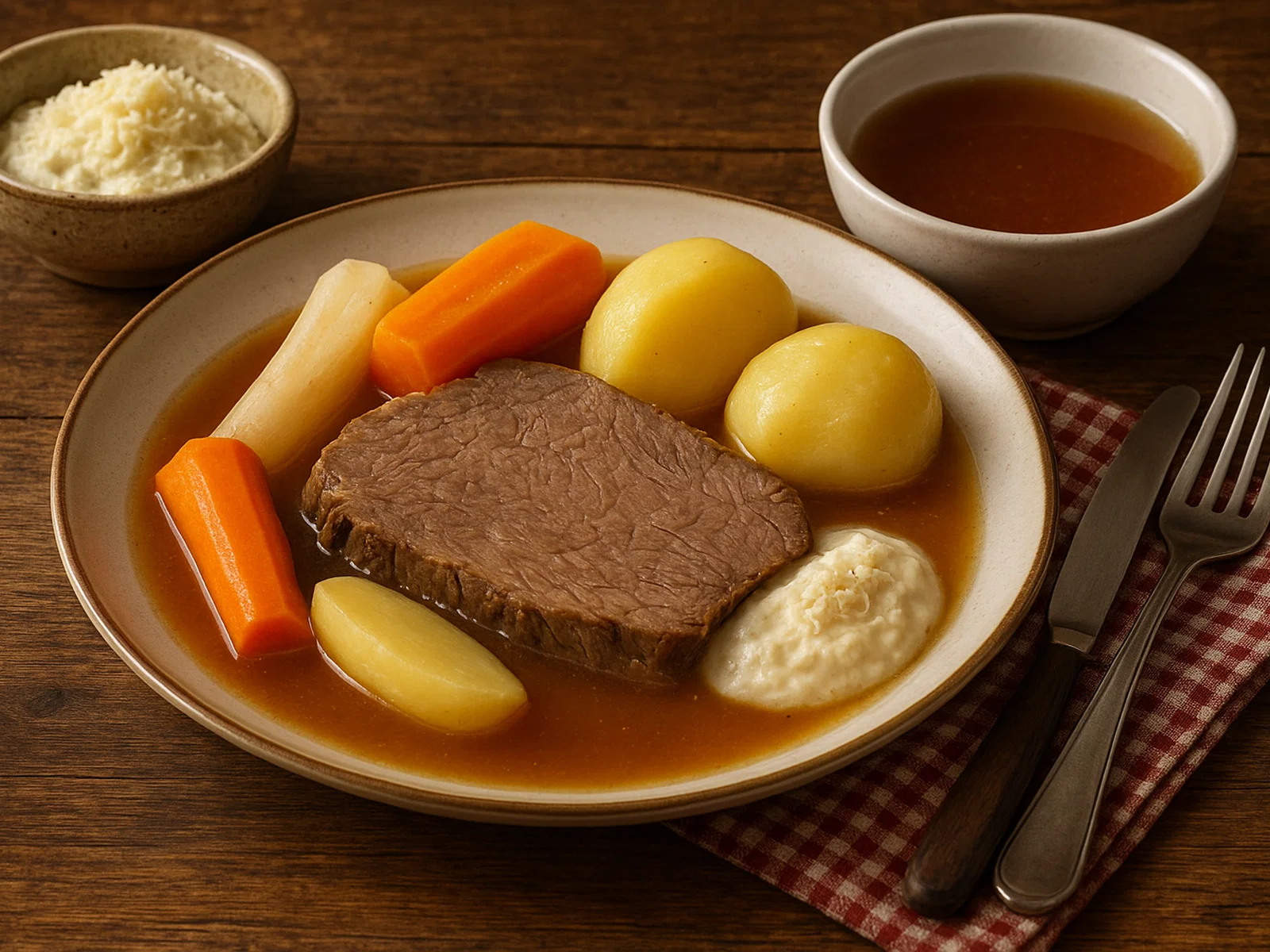 Tafelspitz alla tirolese mit Krensauce