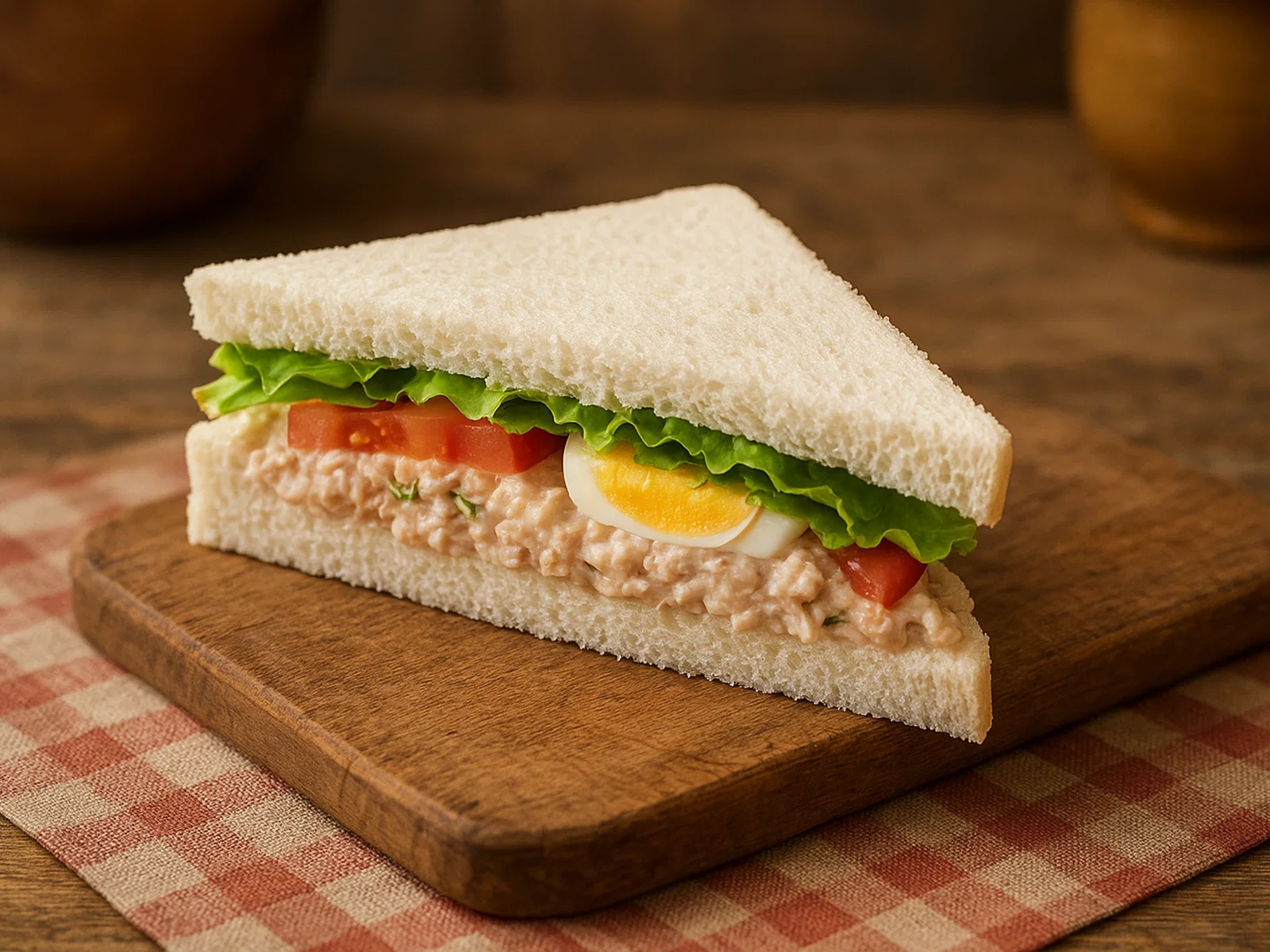 Tramezzino veneziano – weiches dreieckiges Sandwich