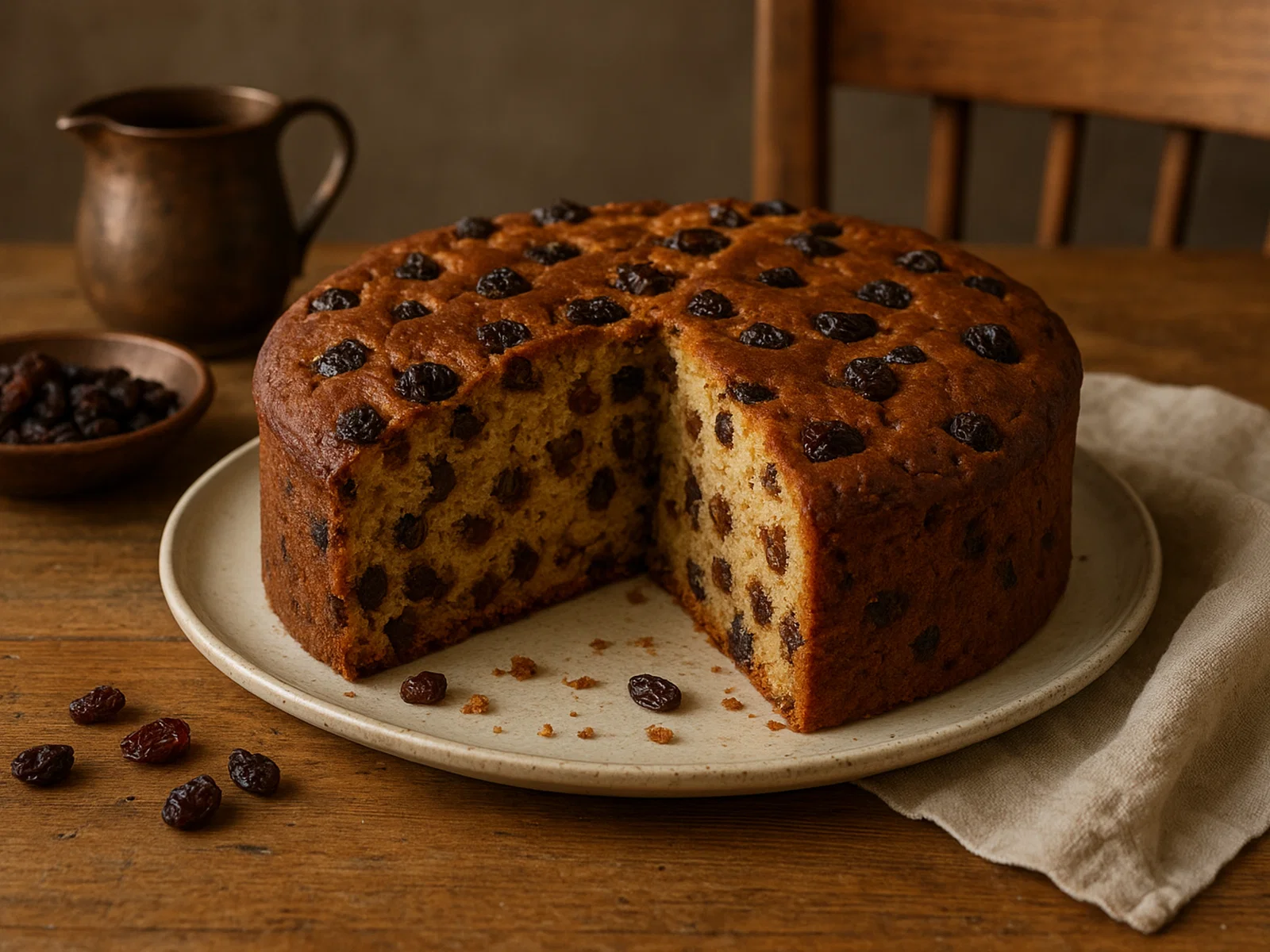 Torta Nicolotta – Venezianischer Brotkuchen mit Rosinen