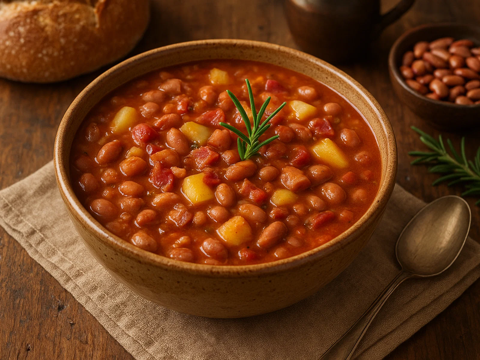 Minestra di fagioli friulana – Friaulische Bohnensuppe