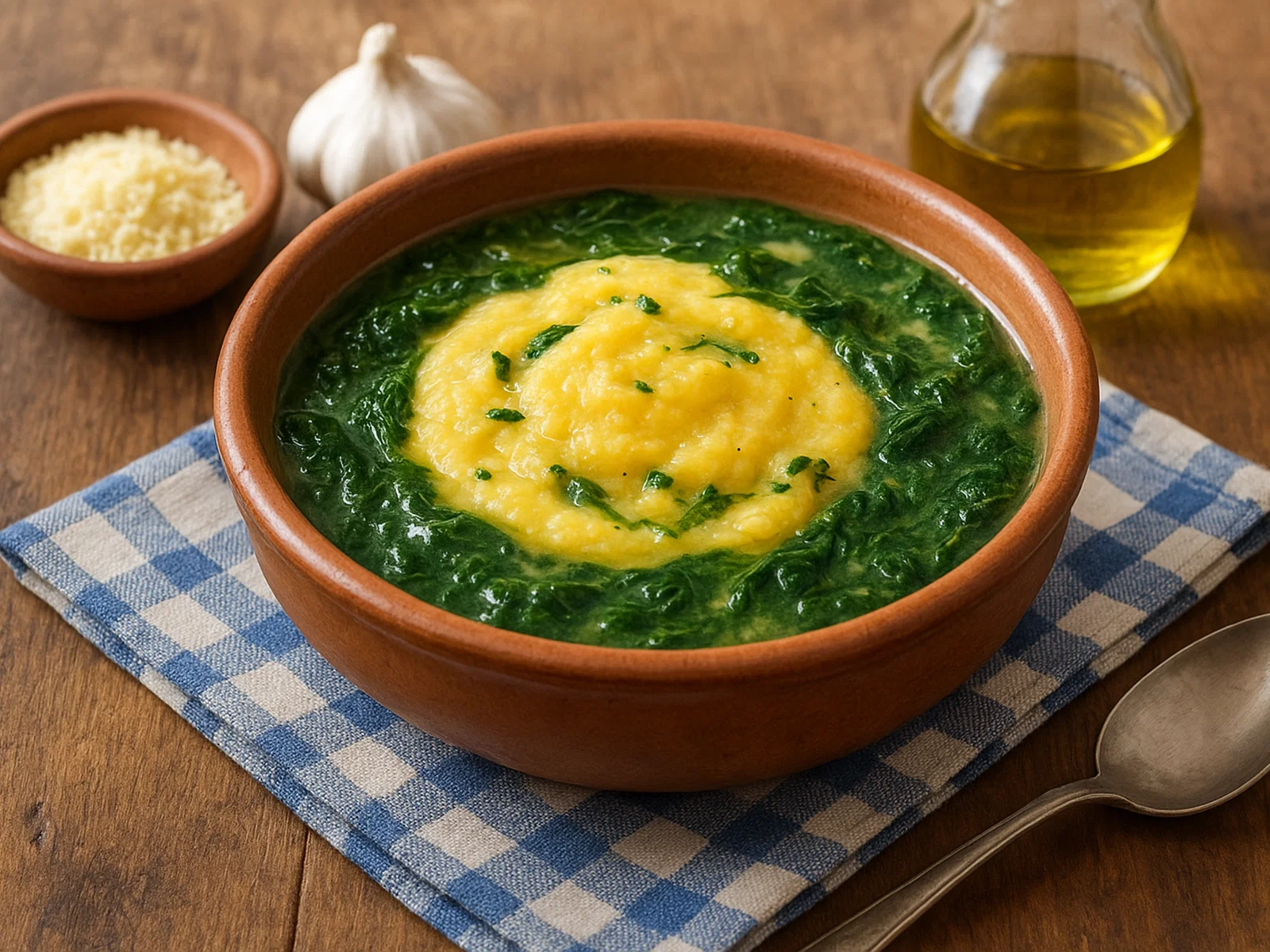 Paparot – Polenta e Spinaci