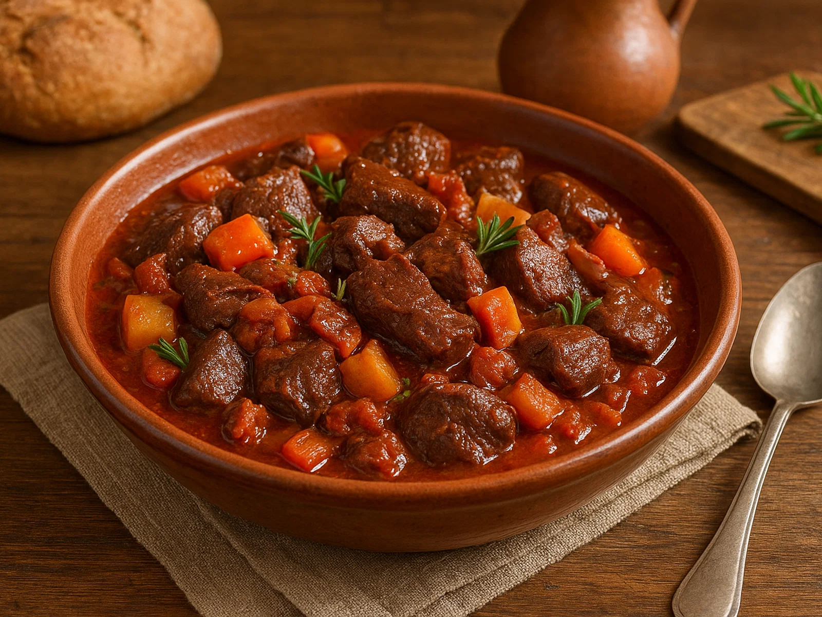 Capriolo in umido friulano (Friulanischer Reheintopf)