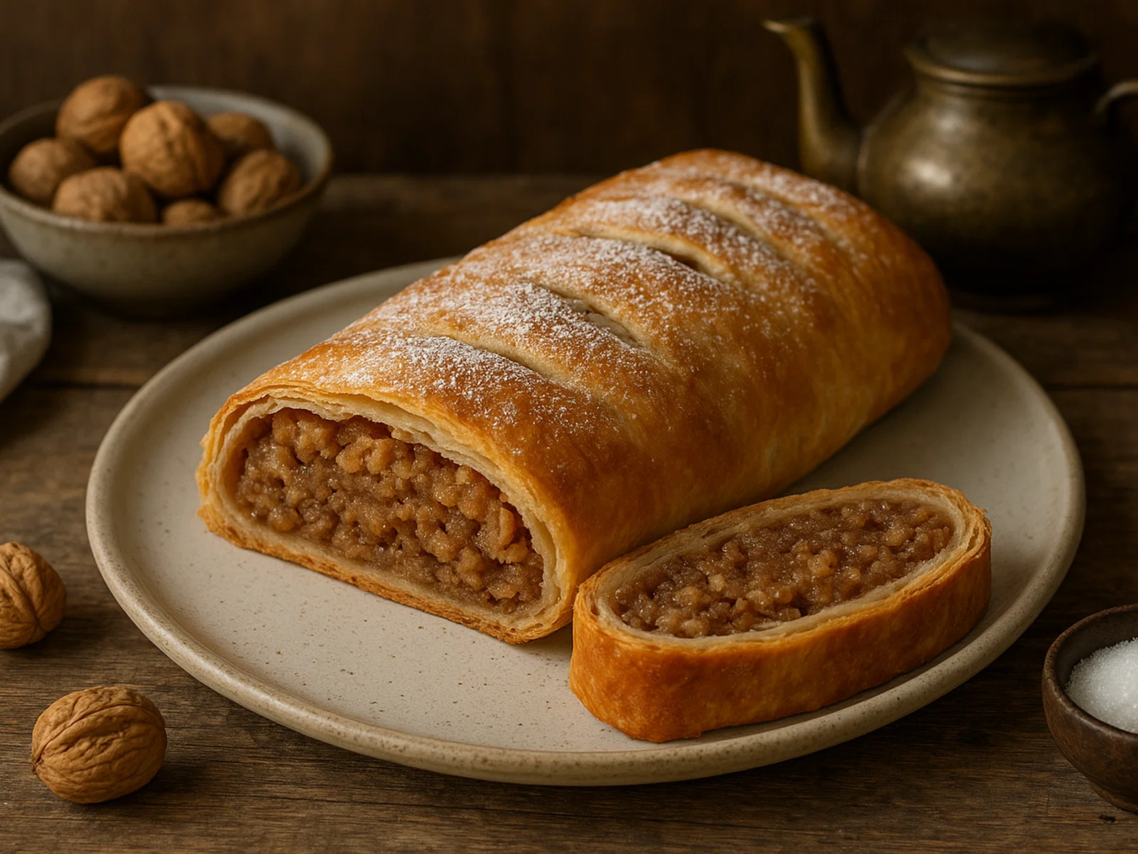 Strudel di noci friulano – Friulanischer Walnussstrudel
