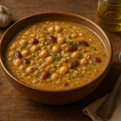 Mesciùa – ligurische Hülsenfruchtsuppe aus La Spezia