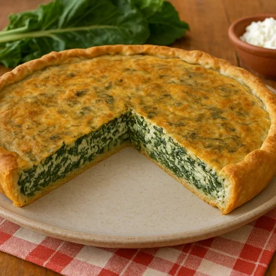 Torta di bietole alla genovese (Ligurischer Mangoldkuchen)