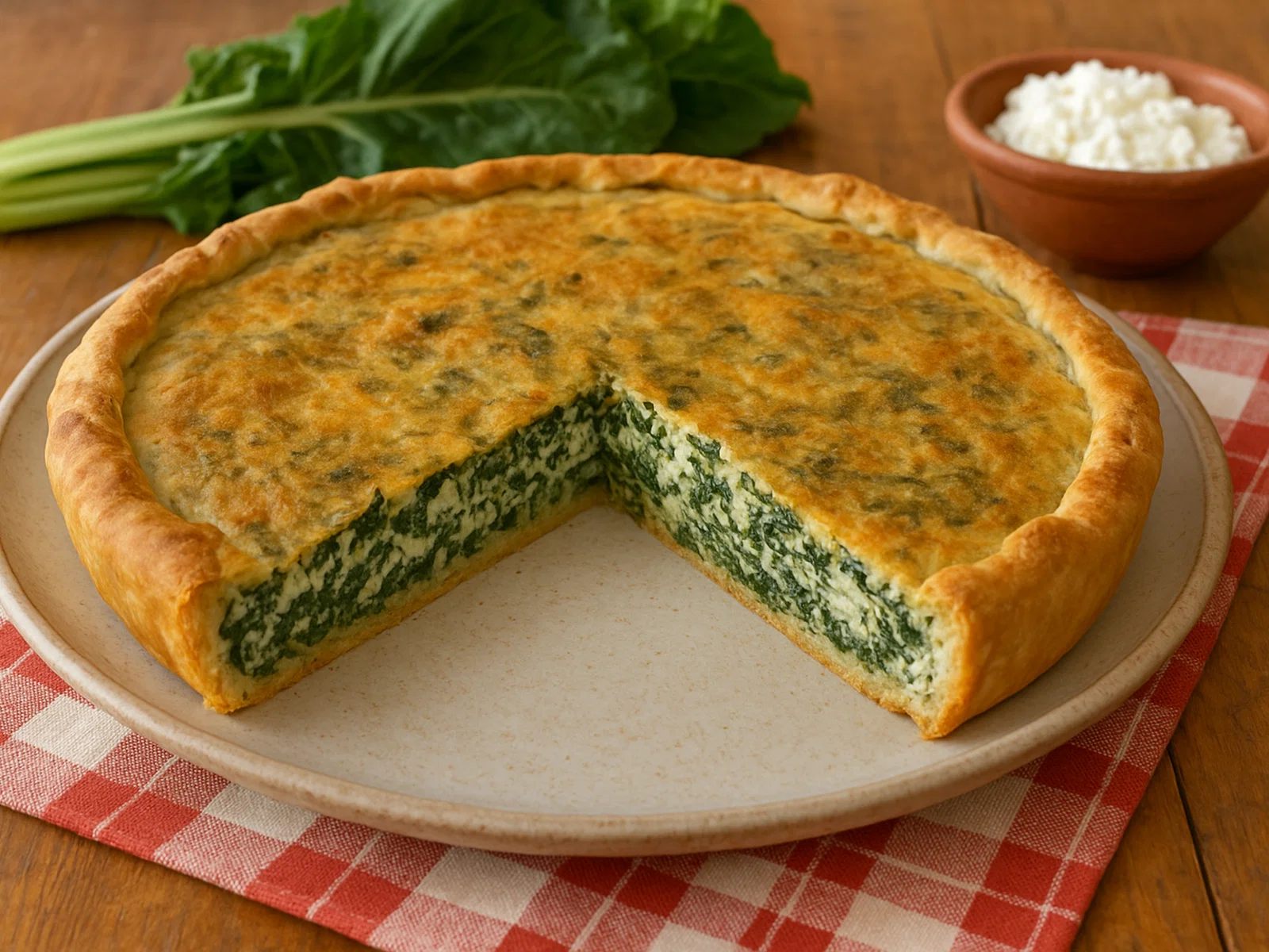 Torta di bietole alla genovese (Ligurischer Mangoldkuchen)