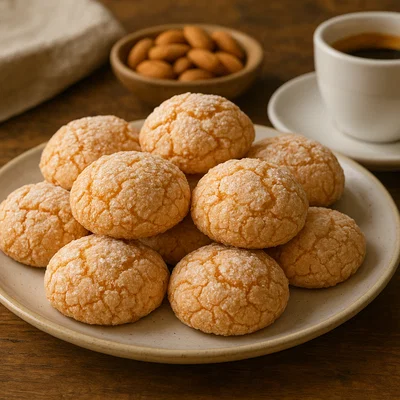 Amaretti di Sassello – weiche italienische Mandelmakronen