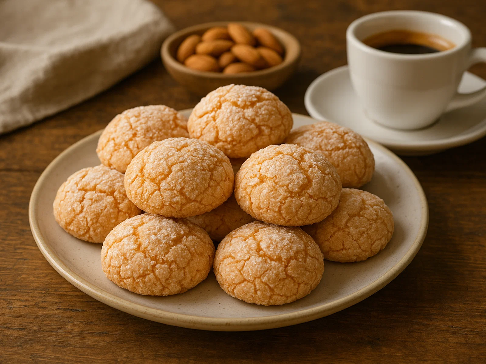 Amaretti di Sassello – weiche italienische Mandelmakronen