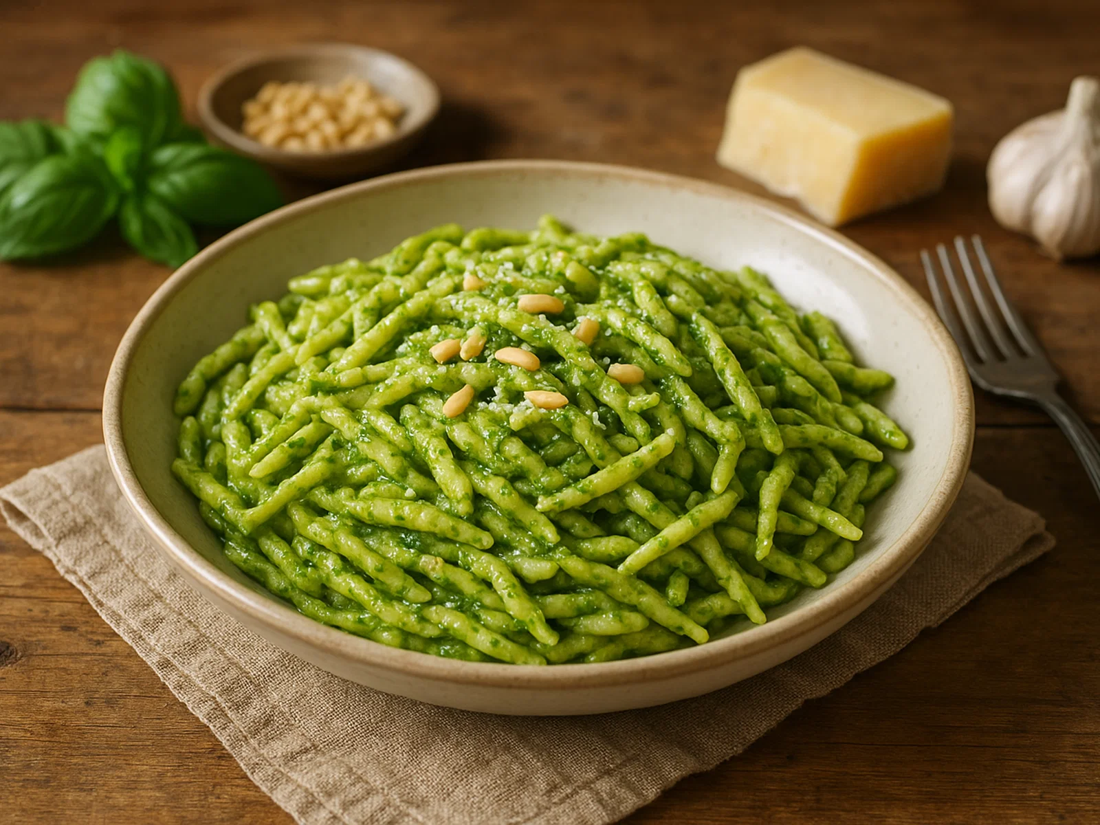 Trofie al Pesto Genovese