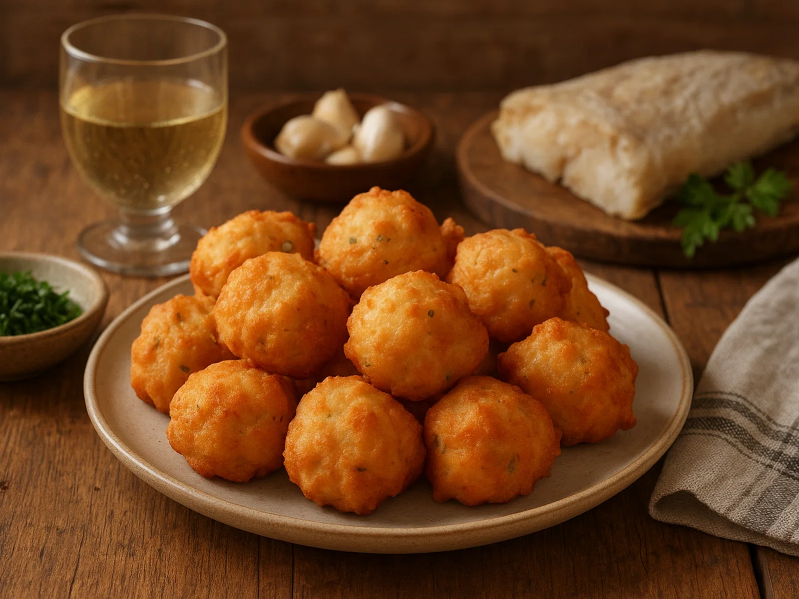 Frisceu – Frittelle di Baccalà (ligurische Stockfisch-Bällchen)