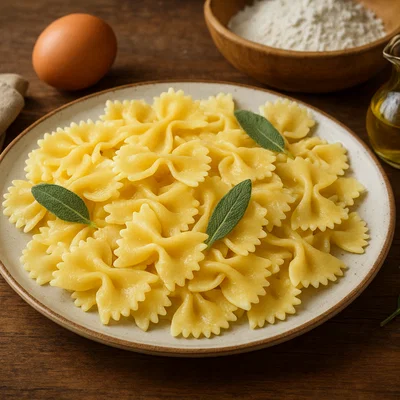 Stricchetti (Pasta a Farfalla) – Hausgemachte Schmetterlingsnudeln