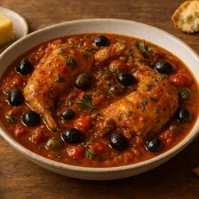 Coniglio alla Romagnola (Kaninchen nach Romagna-Art)