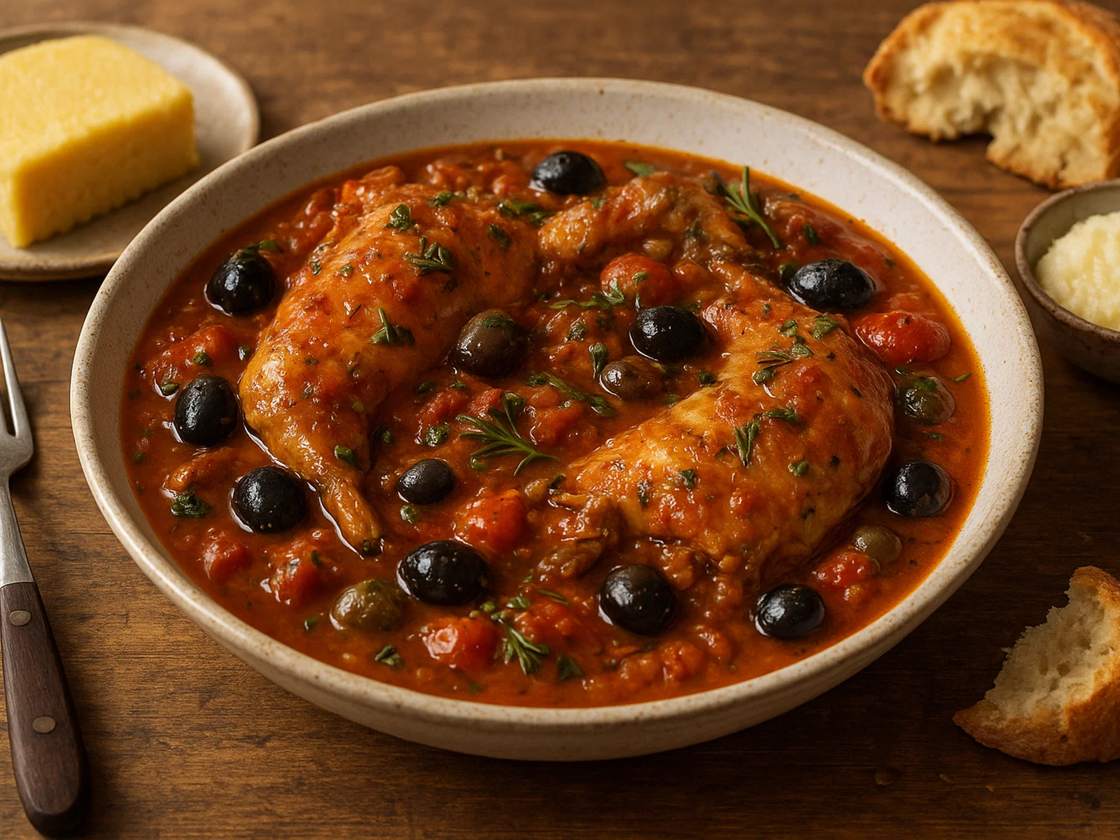 Coniglio alla Romagnola (Kaninchen nach Romagna-Art)