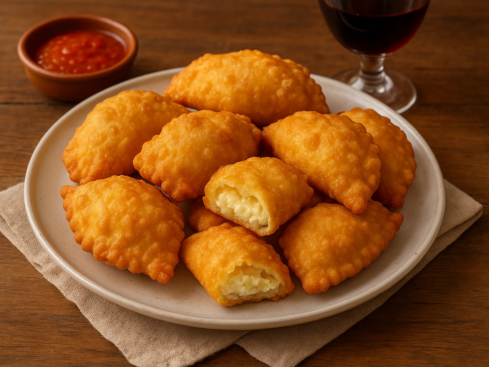 Chizze Reggiane – Frittierte Käse-Teigtaschen