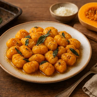 Gnocchi di zucca emiliani (Emilianische Kürbis-Gnocchi)