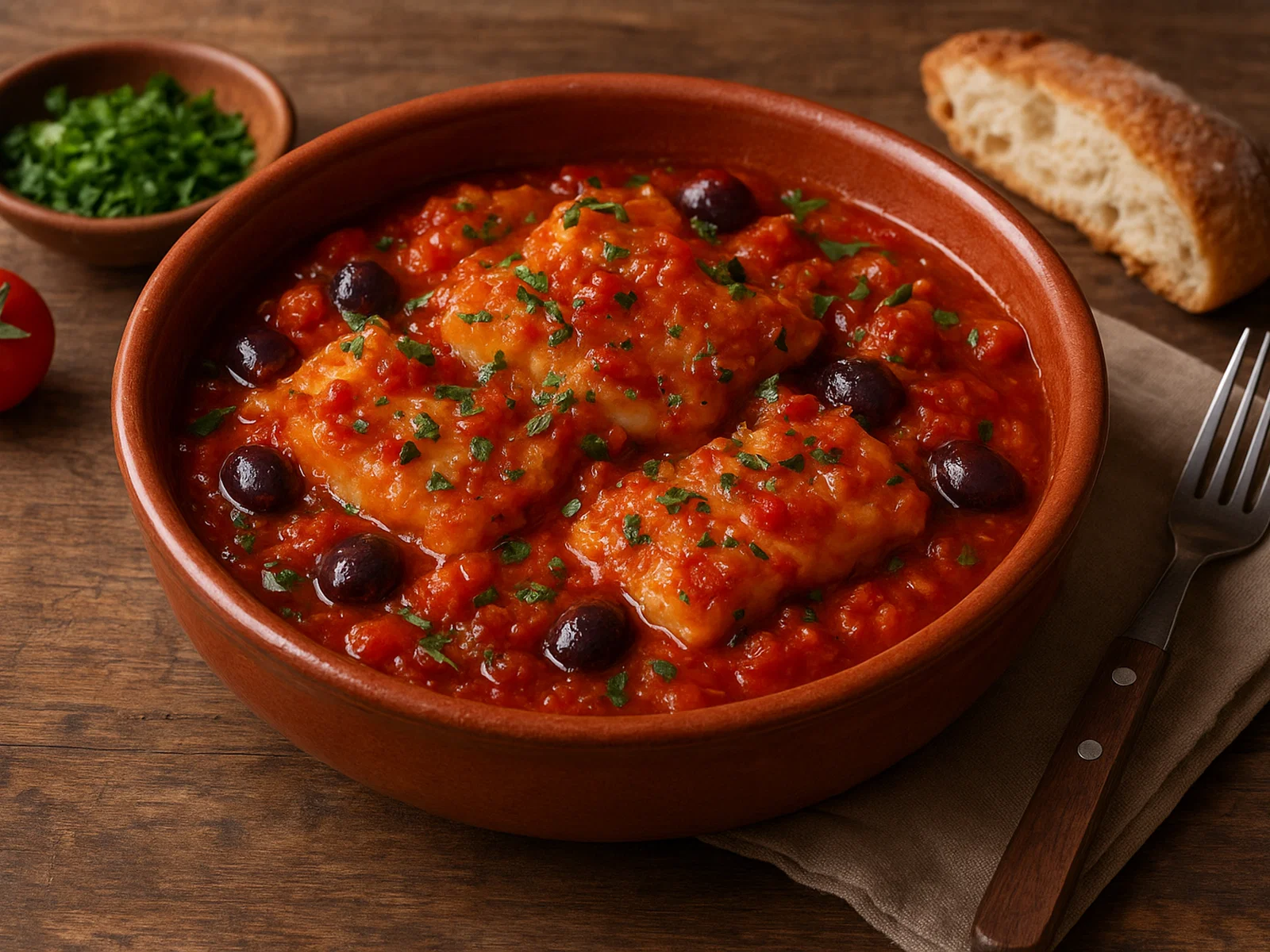 Baccalà alla Livornese – Stockfisch in toskanischer Tomatensauce