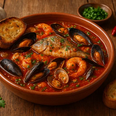 Brodetto alla livornese – Fischeintopf aus Livorno