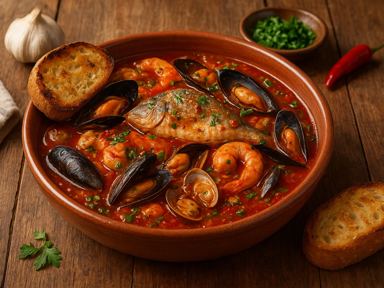Brodetto alla livornese – Fischeintopf aus Livorno