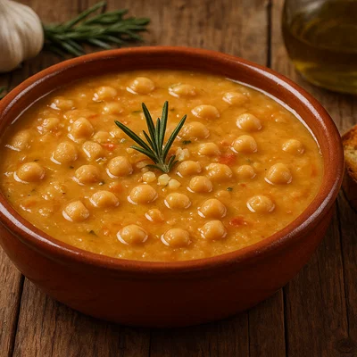 Minestra di ceci toscana – toskanische Kichererbsensuppe